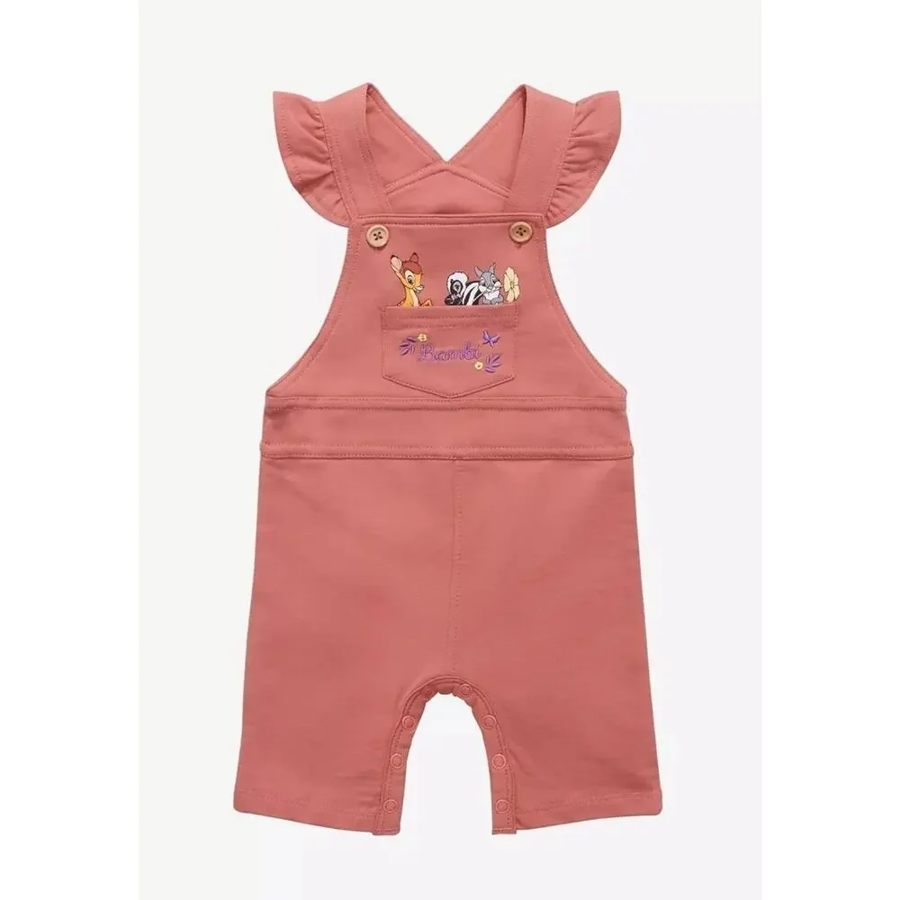 Disney Bambi Floral Infant Ruffle Overalls - BoxLunch Exclusive 12 Months